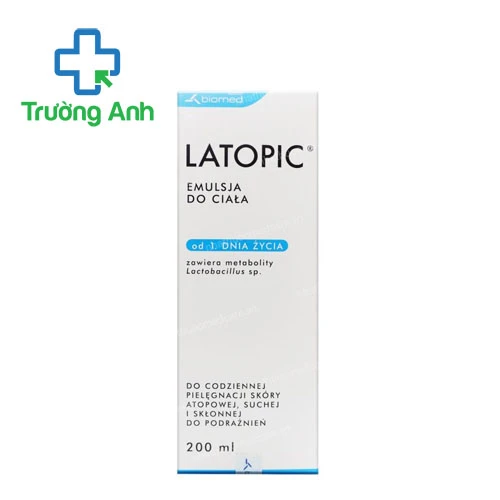 Latopic Body Emulsion 200ml - Nhũ tương làm mềm da, dịu da và giảm kích ứng 