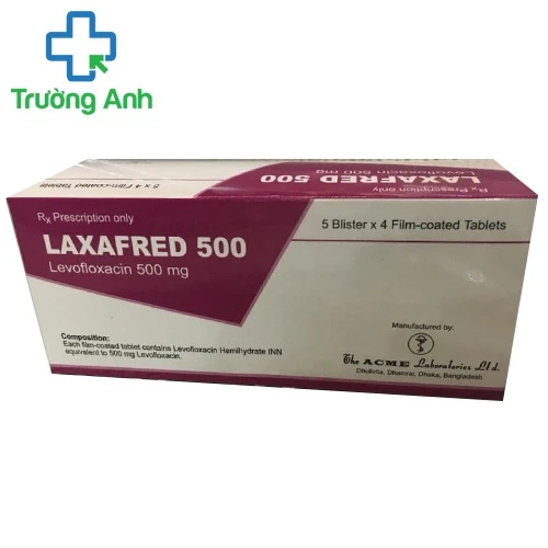 Laxafred 500mg - Thuốc điều trị nhiễm trùng nhẹ đến trung bình hiệu quả