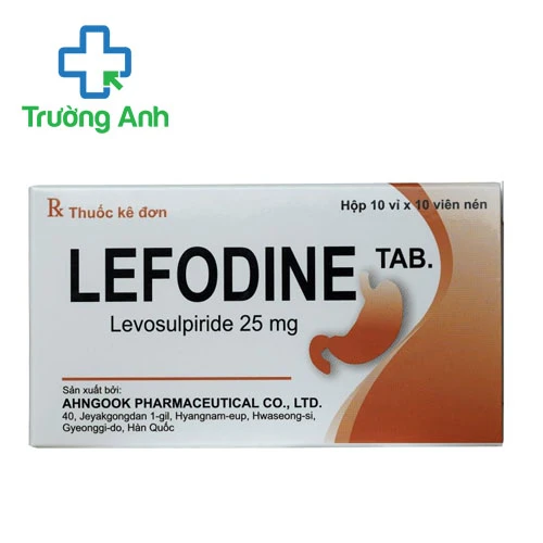 Lefodine Tab 25mg Ahngook Pharma - Thuốc làm giảm các triệu chứng khó tiêu hiệu quả