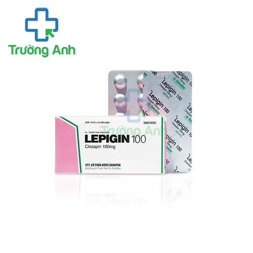 Lepigin 100 - Thuốc điều trị tâm thần phân liệt hiệu quả của Danapha