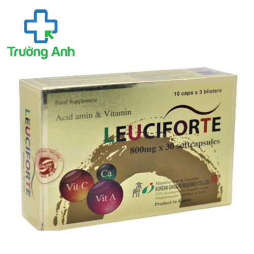 Leuciforte Korean Ginseng - Hỗ trợ bổ sung vitamin và khoáng chất cho cơ thể