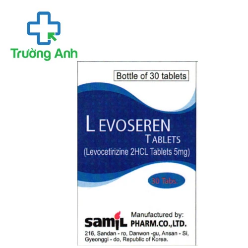 Levoseren (viên) - Thuốc điều trị dị ứng hiệu quả của Hàn Quốc