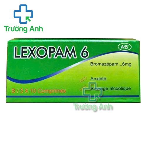 Lexopam 6 - Thuốc điều trị chứng lo âu, mất ngủ hiệu quả