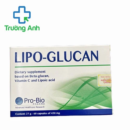 Lipo-Glucan Pro-Bio Pharma - Hỗ trợ tăng cường sức đề kháng hiệu quả