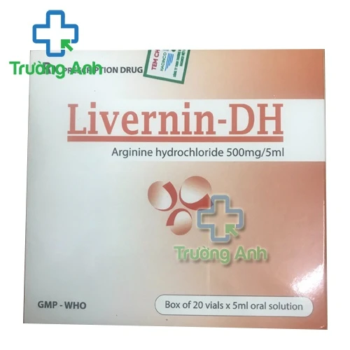 Livernin-DH 500mg/5ml Hataphar - Thuốc điều trị tăng ammoniac máu hiệu quả