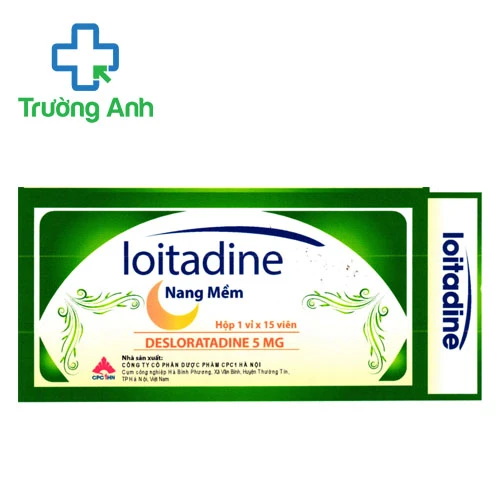 Loitadine 5mg CPC1HN - Thuốc điều trị viêm mũi dị ứng hiệu quả 