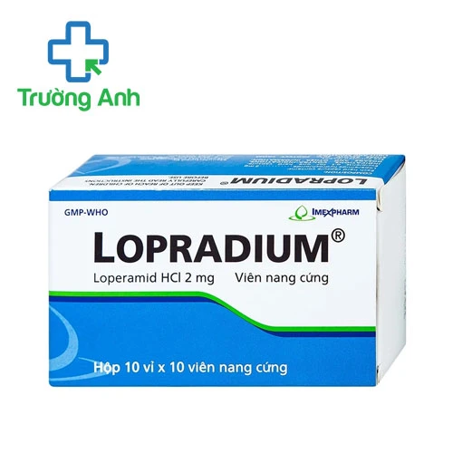 Lopradium 2mg Imexpharm - Thuốc điều trị tiêu chảy hiệu quả