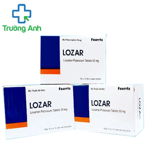 Lozar - Thuốc điều trị tăng huyết áp, suy tim hiệu quả của Ấn Độ