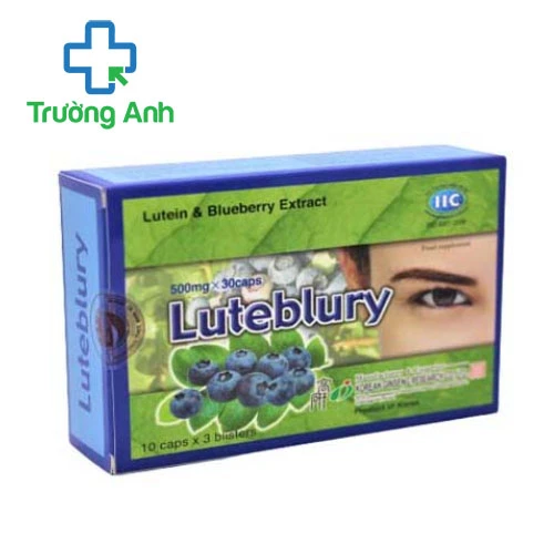 Luteblury - Hỗ trợ tăng cường thị lực bổ sung dưỡng chất cho mắt