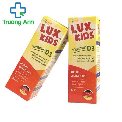 Luxkids (Vitamin D3) - Giúp tăng hấp thu calci nhập khẩu từ Đức