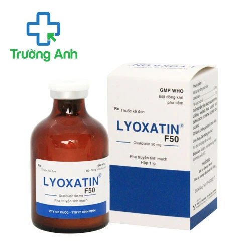 Lyoxatin F50 Bidiphar (bột) - Thuốc điều trị bổ trợ ung thư đại trực tràng 
