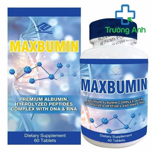Maxbumin - Giúp bổ sung Albumin, Acid amin và DHA hiệu quả của Nu-Health