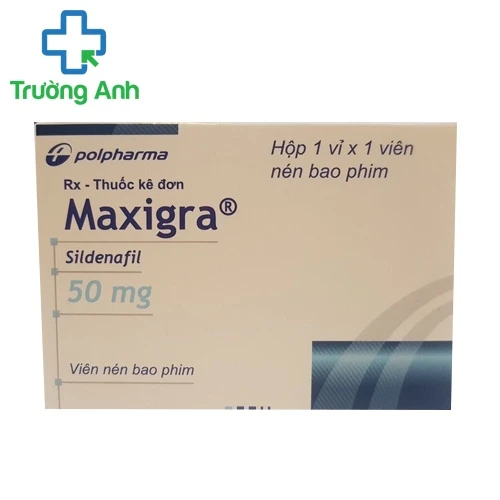 Maxigra 50mg Polpharma - Thuốc điều trị rối loạn cương dương 