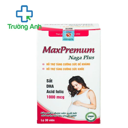 Maxpremum naga plus Vesta - Hỗ trợ bổ sung sắt, acid folic cho cơ thể
