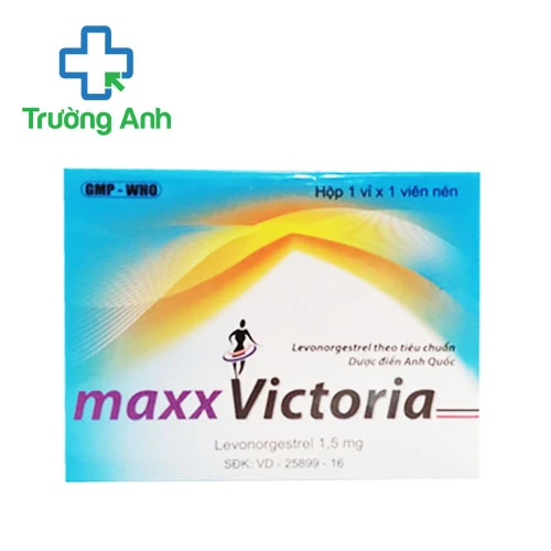 MaxxVictoria 1,5mg Ba Đình Pharma - Thuốc tránh thai khẩn cấp hiệu quả
