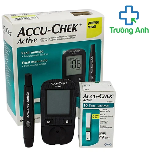 Máy đo đường huyết Accu Chek Active cho kết quả nhanh chóng