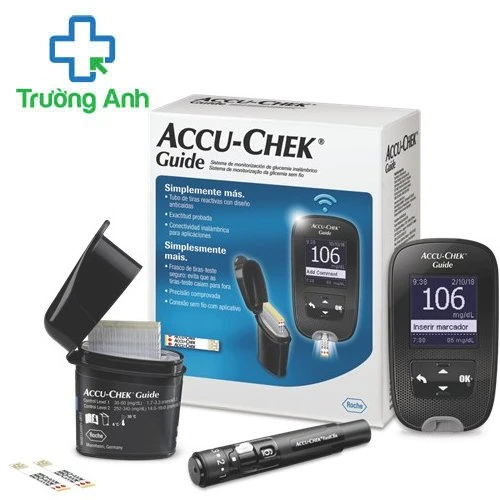 Máy đo đường huyết Accu Chek Guide của Made in USA