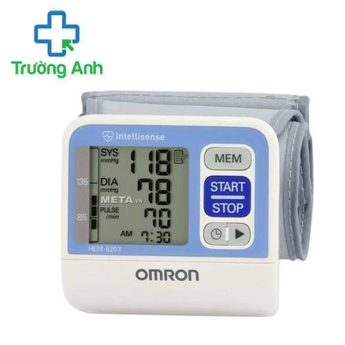Máy đo huyết áp Omron HEM-6203 hiện đại, tiên tiến
