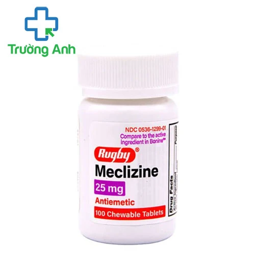 Meclizine 25mg Rugby Labs - Thuốc chống buồn nôn và nôn hiệu quả