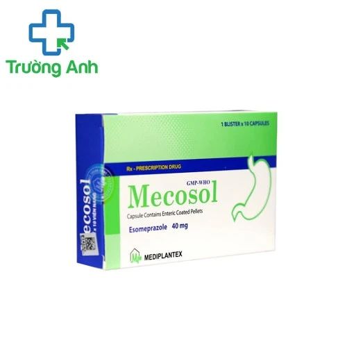 Mecosol 40mg - Thuốc điều trị viêm loét dạ dày, tá tràng hiệu quả