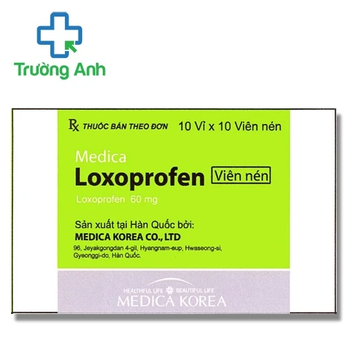 Medica Loxoprofen tablet - Thuốc kháng viêm, giảm đau hiệu quả của Hàn Quốc