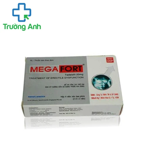 Mega Fort 20mg - Thuốc điều trị rối loạn cương dương hiệu quả