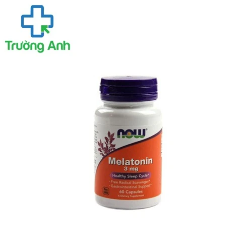 Melatonin 3mg Now Foods hộp 60 viên - Giúp điều hòa giấc ngủ hiệu quả