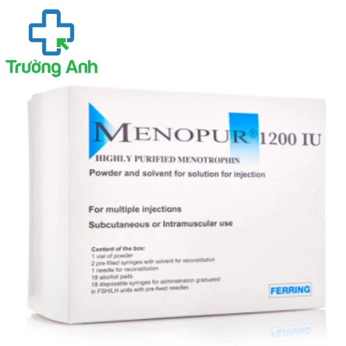 Menopur 1200UI - Thuốc điều trị vô sinh hiệu quả của Germany