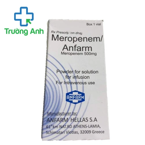 Meropenem Anfarm 500mg - Thuốc điều trị nhiễm khuẩn hiệu quả của Hy Lạp