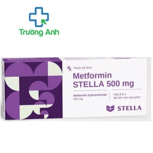 Metformin STELLA 500mg - Thuốc điều trị tiểu đường hiệu quả