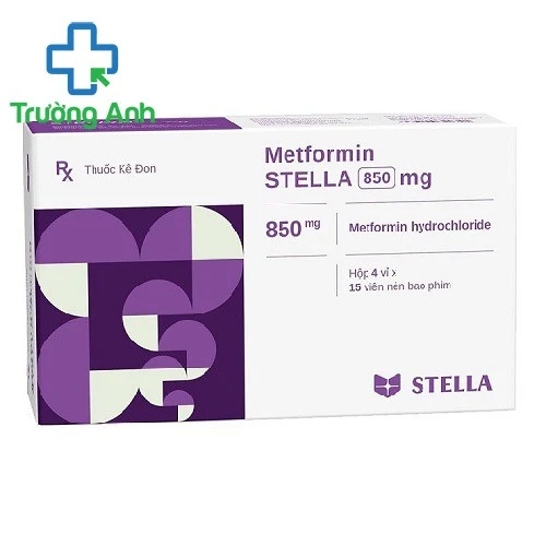 Metformin Stella 850mg - Thuốc điều trị bệnh đái tháo đường hiệu quả