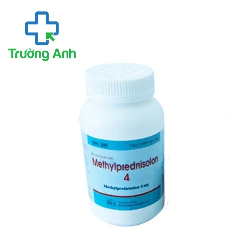 Methylprednisolon 4mg Khapharco (500 viên) - Thuốc chống viêm hiệu quả