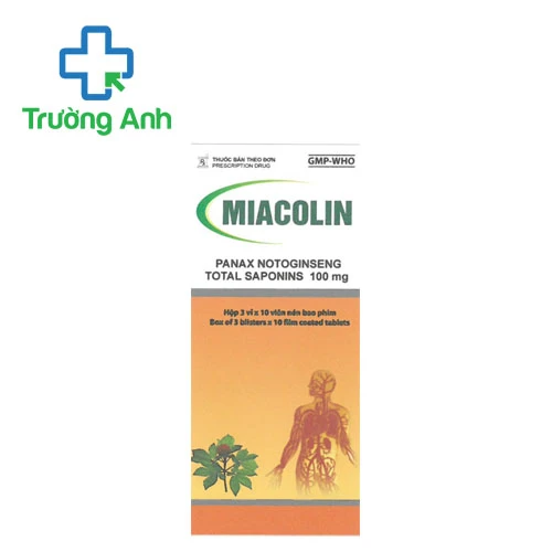 Miacolin 100mg Hoa Linh - Thuốc tăng cường tuần hoàn máu hiệu quả 