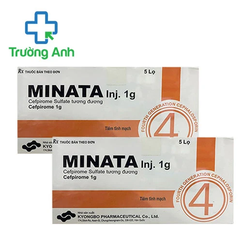 Minata Inj.1g - Thuốc điều trị nhiễm khuẩn hiệu quả của Hàn Quốc