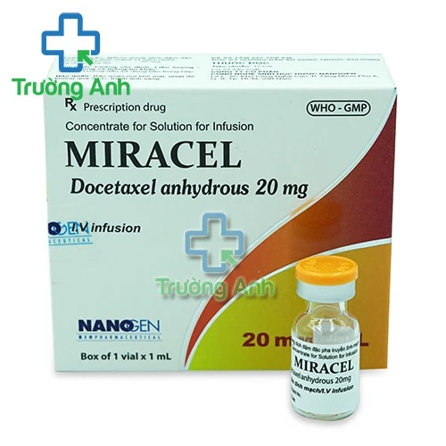 Miracel 20mg/1ml Nanogen - Thuốc điều trị ung thư hiệu quả