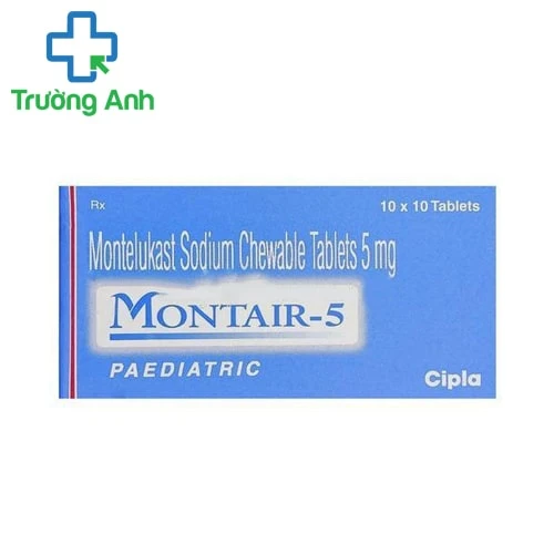 Montair 5mg Cipla - Thuốc điều trị hen phế quản hiểu quả của Ấn
