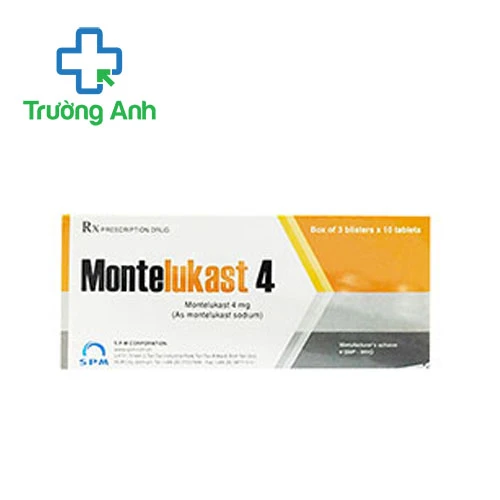 Montelukast 4mg SPM - Thuốc điều trị hen phế quản hiệu quả