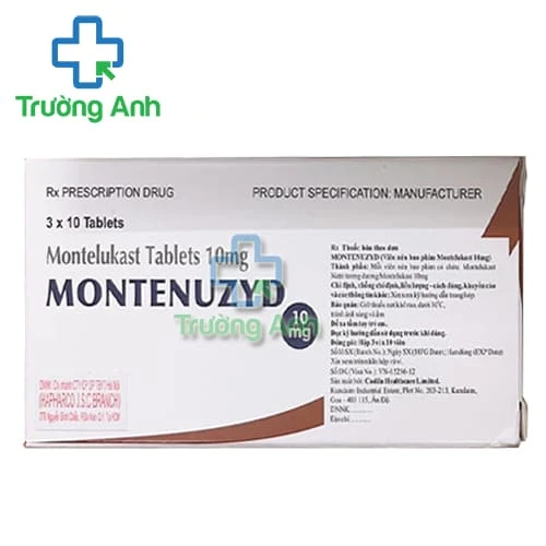 Montenuzyd 10mg - Thuốc điều trị hen phế quản hiệu quả của Cadila