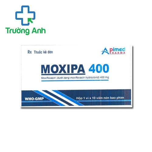 Moxipa 400 - Thuốc điều trị các bệnh nhiễm trùng do vi khuẩn của Apimed
