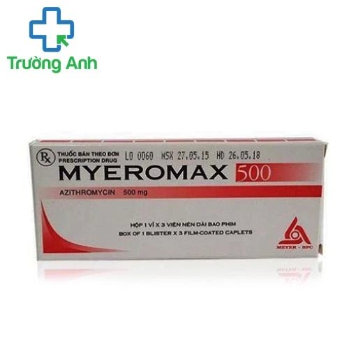Myeromax 500mg - Thuốc kháng sinh điều trị nhiễm khuẩn hiệu quả