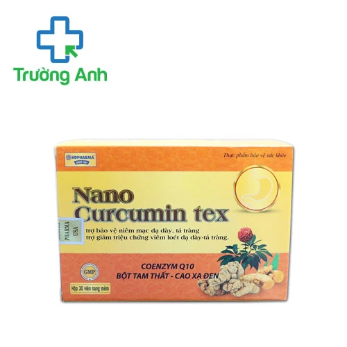 Nano Curcumin tex HD Pharma - Hỗ trợ bảo vệ niêm mạc dạ dày hiệu quả
