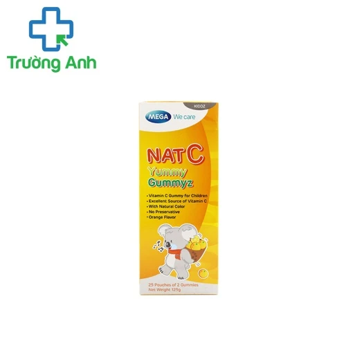 Nat C yummy gummyz - Thuốc bổ vitamin C hiệu quả của Thái Lan