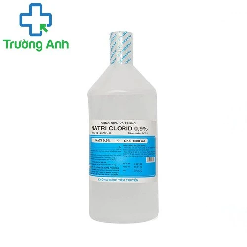 Natri clorid 0,9%-1000ml Bidiphar - Giúp vệ sinh vết thương hiệu quả