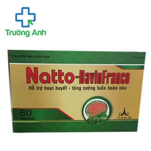 Natto-Davinfrance - Hỗ trợ tăng cường tuần hoàn não hiệu quả 