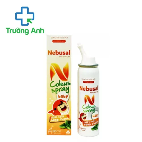 Nebusal Coleus Spray 50ml CPC1HN - Dung dịch xịt mũi giúp giảm nghẹt mũi hiệu quả