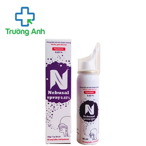 Nebusal Spray 0.65% 50ml CPC1HN - Dung dịch xịt mũi giúp thông thoáng mũi hiệu quả 