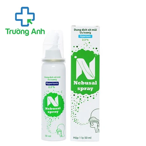 Nebusal Spray 2.3% 50ml CPC1HN - Dung dịch xịt mũi giảm nghẹt mũi hiệu quả 
