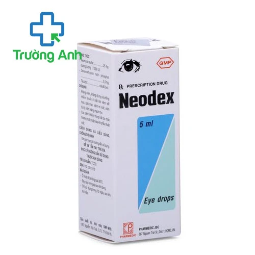 Neodex 5ml Pharmedic - Thuốc nhỏ mắt chống viêm, nhiễm khuẩn hiệu quả