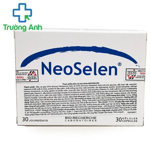 Neoselen - TPCN ngăn ngừa lão hóa da hiệu quả của Pháp