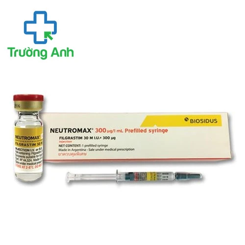Neutromax 300mcg - Thuốc điều trị và dự phòng giảm bạch cầu của Argentina 
